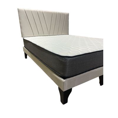 Imagen 2 del producto Cama 2 Plazas Color Gris Claro