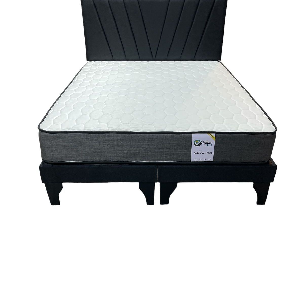 GENERICO - Cama 2 Plazas Color Negro