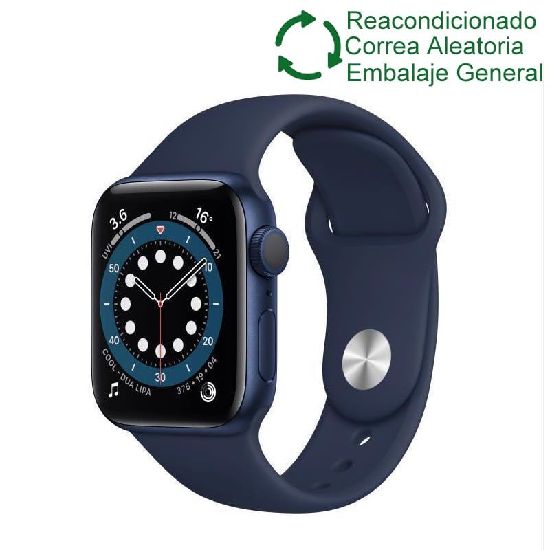 APPLE - Apple Watch Series 6 40mm GPS-Azul Reacondicionado(Semi Nuevo)