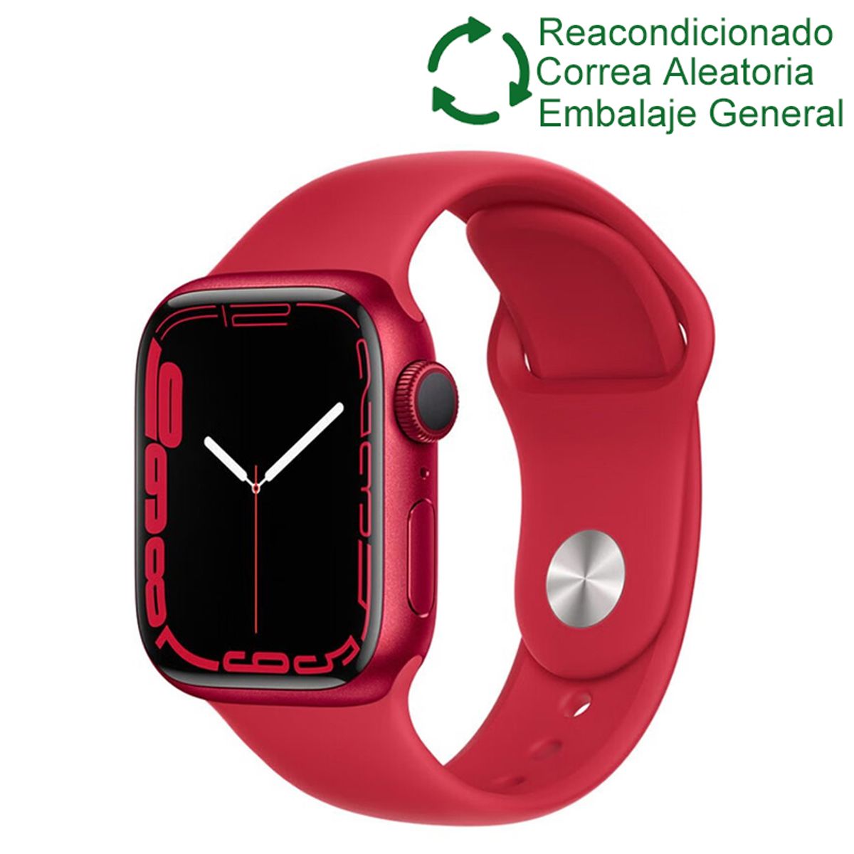 APPLE - Apple Watch Series 7 41mm GPS-Rojo Reacondicionado(Semi Nuevo)