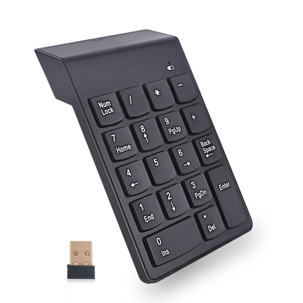 GENERICO - Teclado Numérico inalámbrico USB 2.4 Ghz