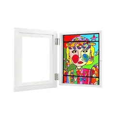 GENERAC - Marcos De Arte Para Niños Con Apertura Dibujo Portafolio 2pc