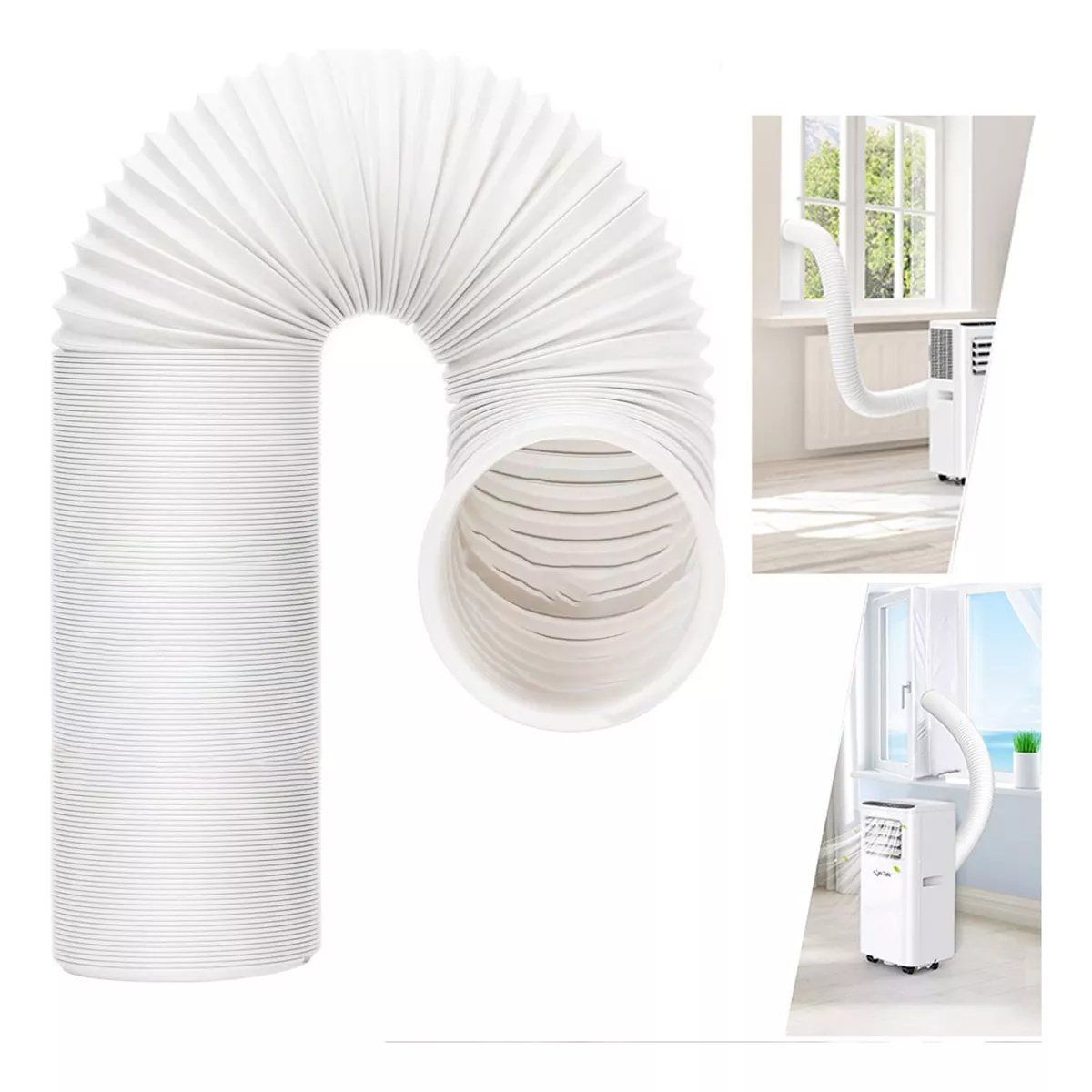 KUANGYE - Tubo O Manga Aire Acondicionado 3mtsx13cm Flexible