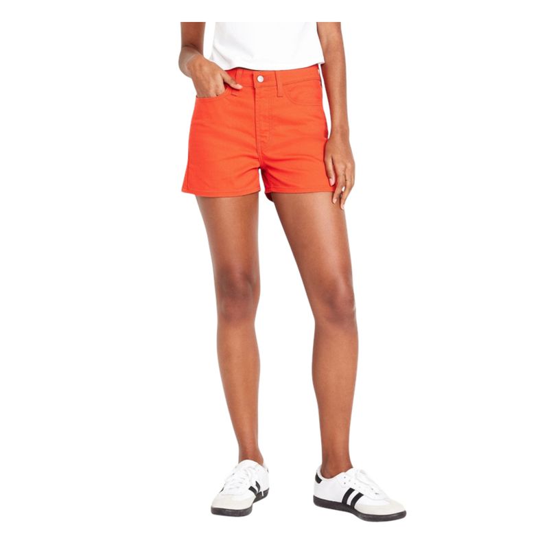 OLD NAVY - Shorts Tiro Alto De Jean Mujer Amarillo