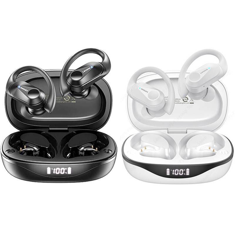 LENOVO - et 2 De Lenovo LP75 De Audífonos Bluetooth 51-Negro y Blanco