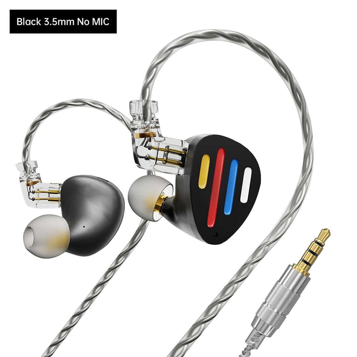 KZ - Audífonos In-Ear KZ ND X12 con graves dinámicos-Sin MIC Auriculares