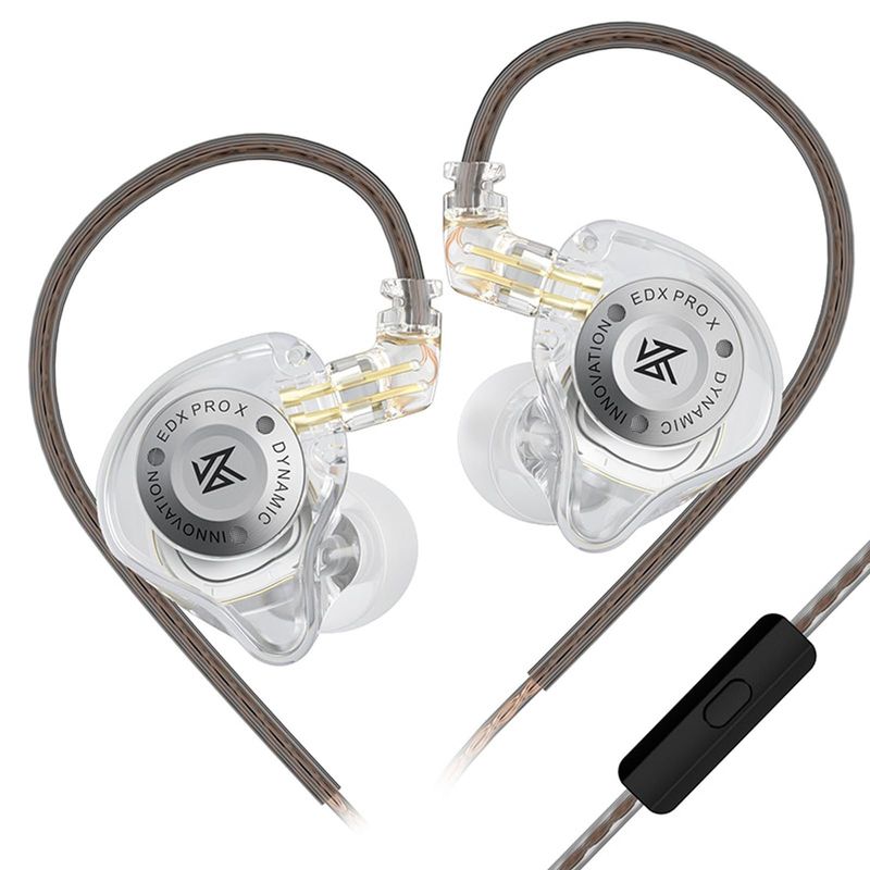 KZ - Audífonos In-Ear KZ EDX PRO X con graves dinámicos-Con MIC Auriculares