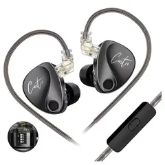 KZ - Audífonos In-Ear Castor con graves dinámicos-con MIC Auriculares