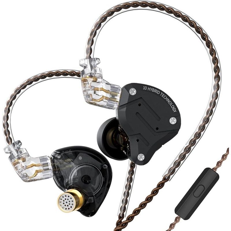 KZ - Audífonos In-Ear KZ ZS10 PROX con graves dinámicos-Con MIC Auriculares