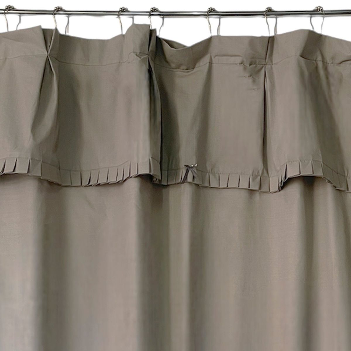 MALLORCA - JGO CORTINA RECOGIDA LISA GRIS PERLA