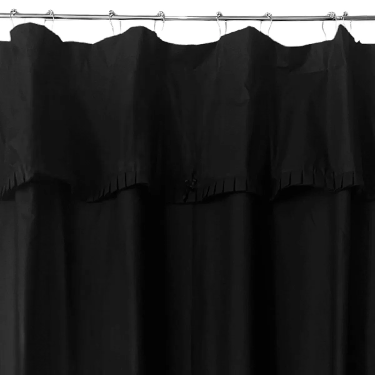 MALLORCA - JGO CORTINA RECOGIDA LISA NEGRO