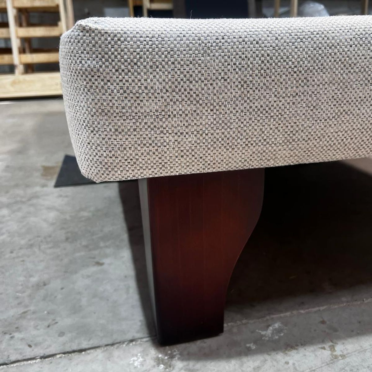 DULCES SUEÑOS - Base Europea Premium 2 P ( Espuma , Patas Rosen )150X200cm GRIS CLARO