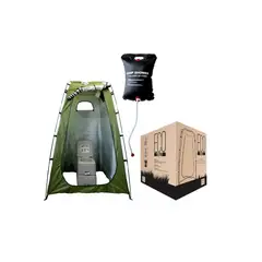 GENERICO - Baño Portátil 20lt Camping Ducha Solar R1010 Verde