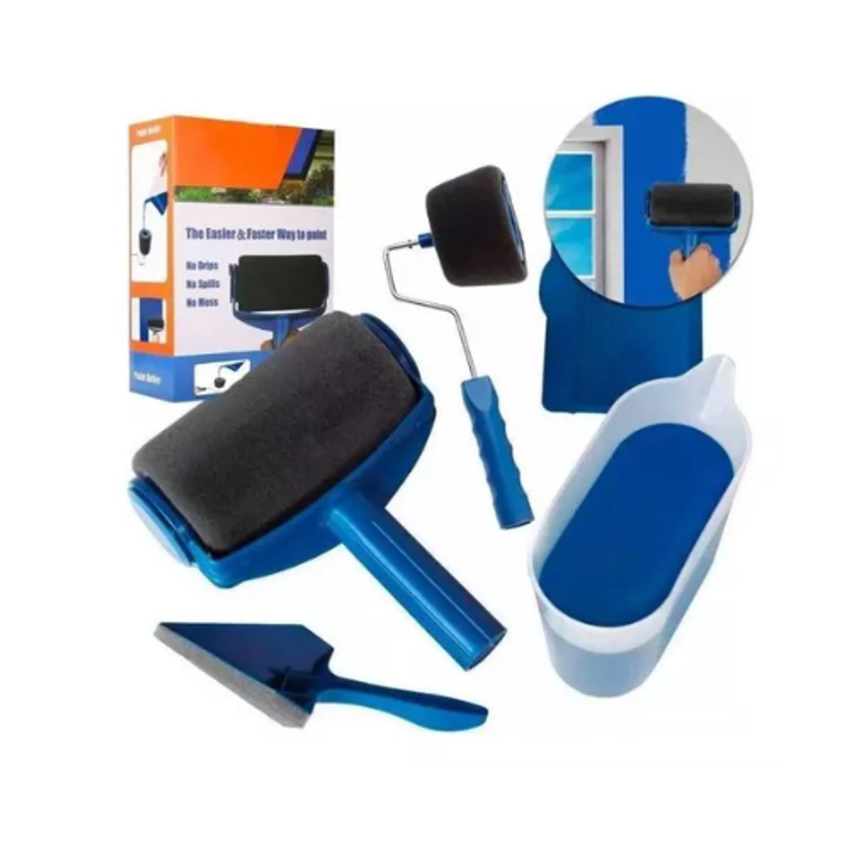 GENERICO - Rodillo Para Pintar Kit Completo Facil Y Comodo De Usar