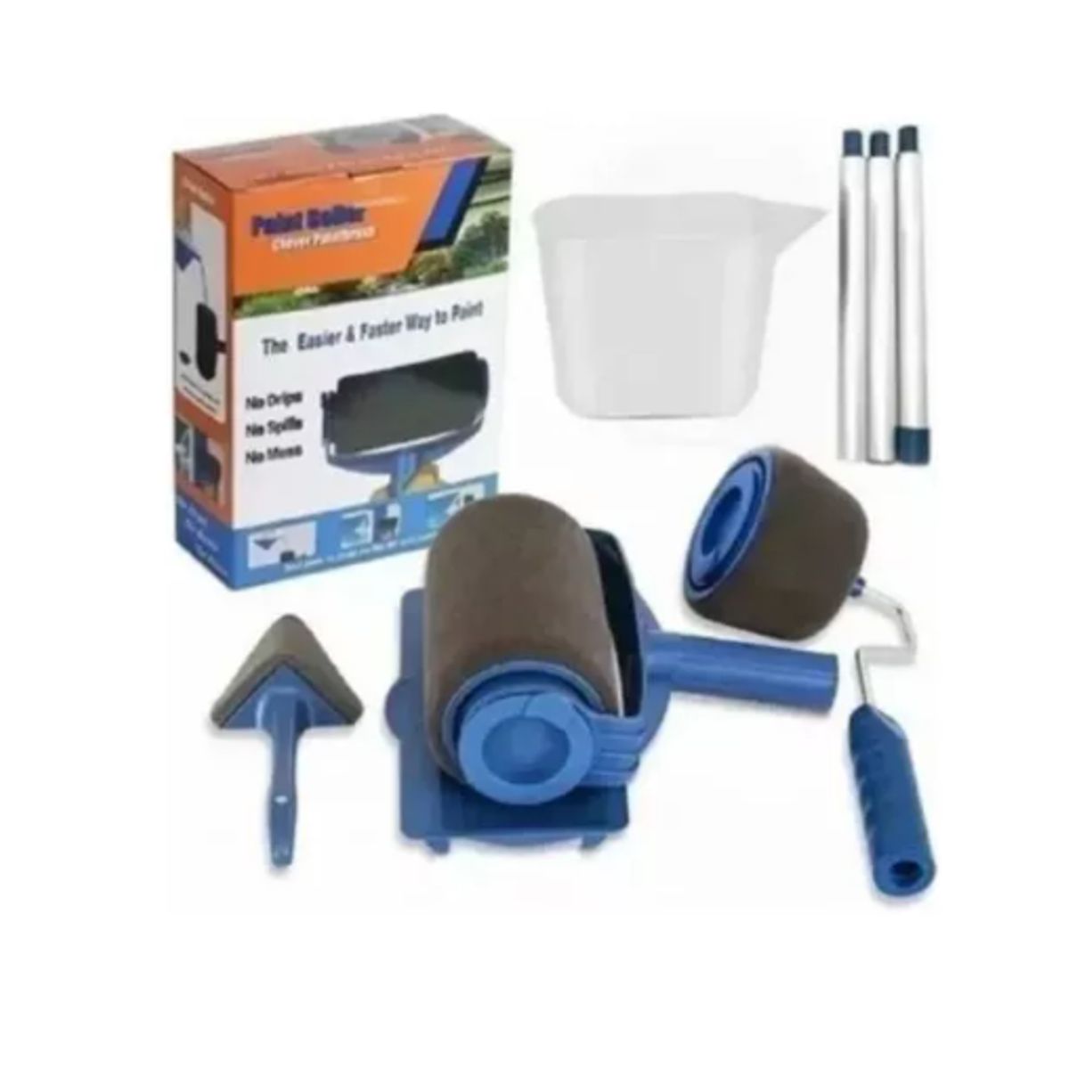 GENERICO - Rodillo Para Pintar Kit Completo Facil Y Comodo De Usar