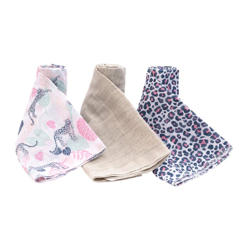 BAMBINO - Set 3 Pañales Tuto Gris Chita Niña