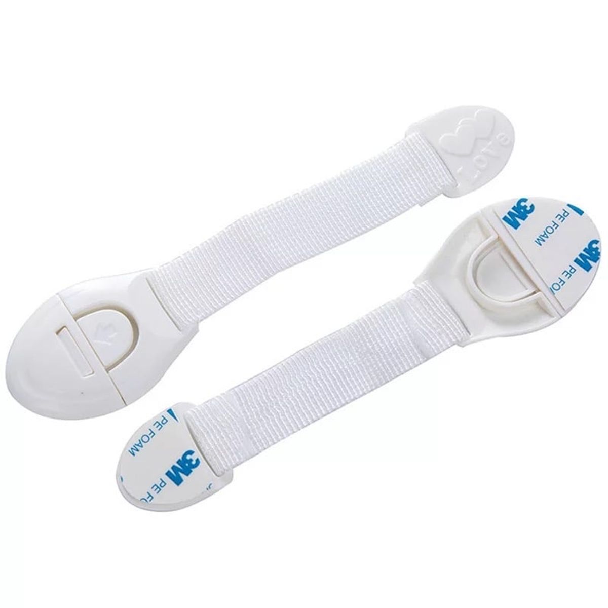 MERCADO CBF - Cierres Seguridad Traba Puertas  Pack 5 Unidades Blancas