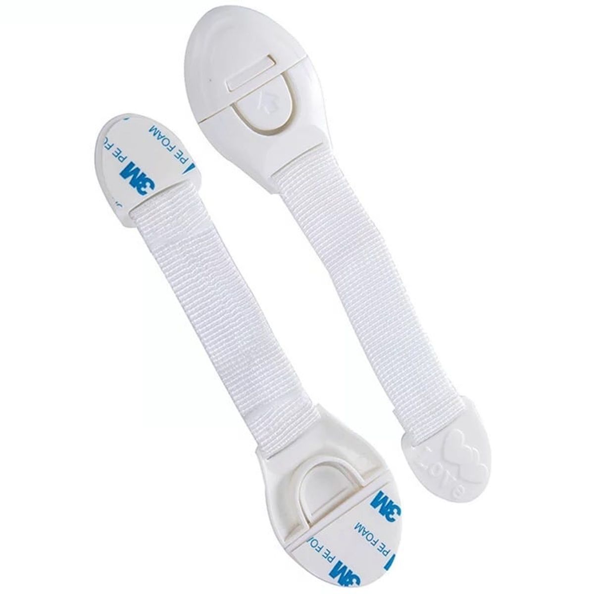 MERCADO CBF - Cierres Seguridad Traba Puertas  Pack 5 Unidades Blancas