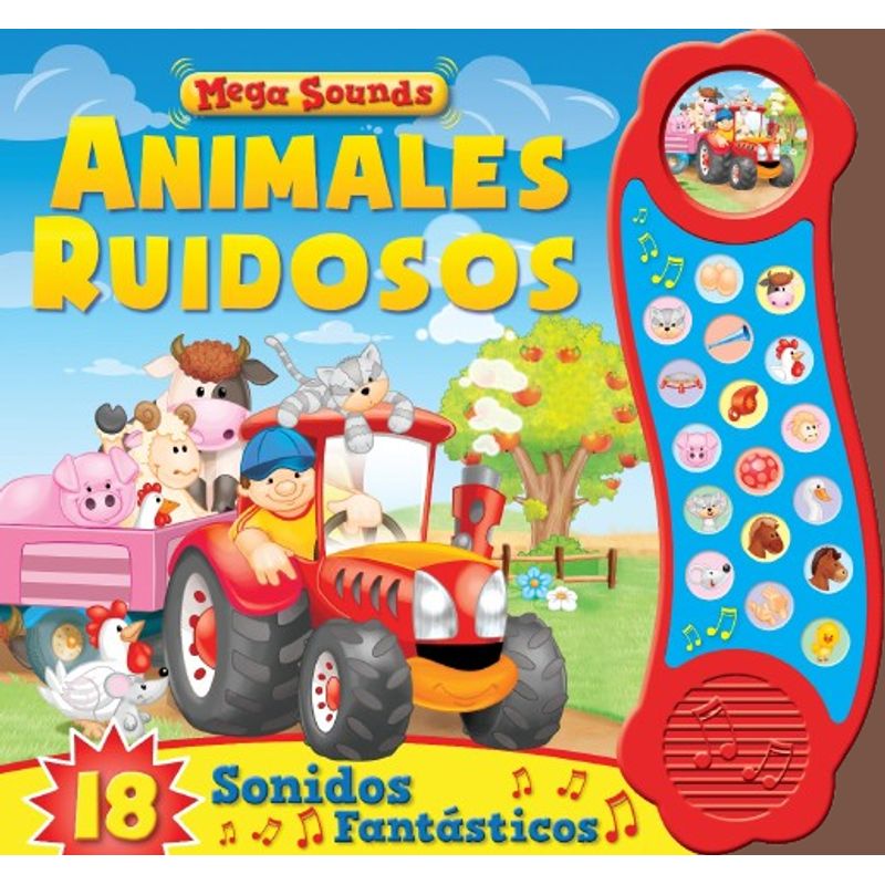 EUROSURBOOKS - Animales Ruidosos 18 Sonidos Divertidos (tapa Dura)