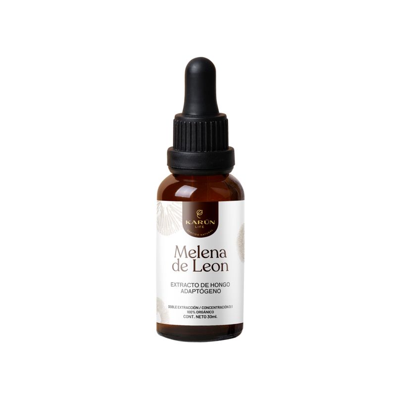 KARUNLIFE - Melena De Leon Hongo Premium Doble Extracto - Gotas 30ml - Karunlife