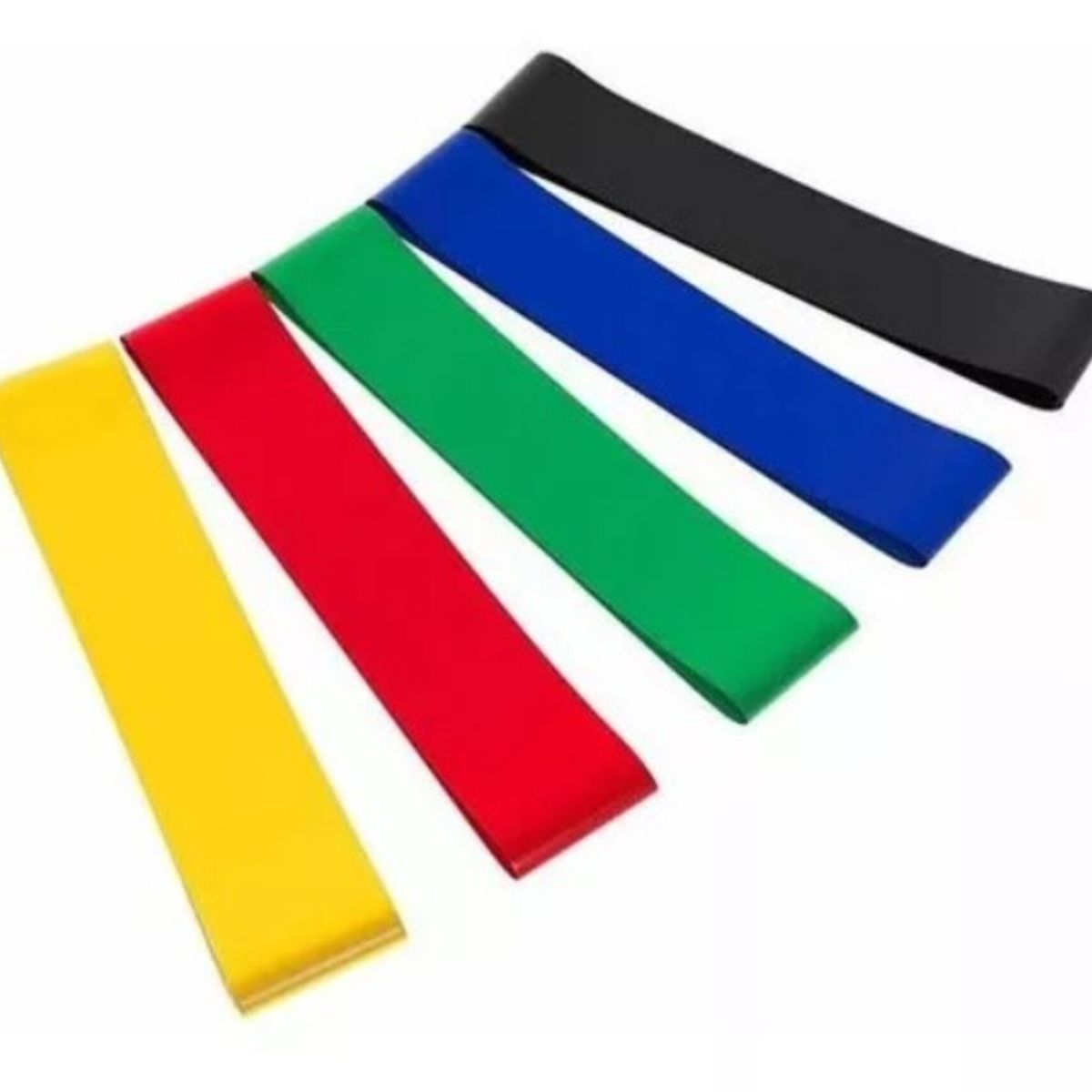 GENERICO - Set 5 bandas elásticas resistencia ejercicio