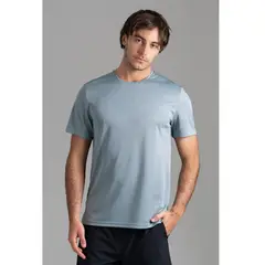 ULTIMATE - POLERA MC SPORT HOMBRE SKY BLUE