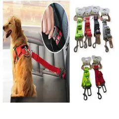 GENERICO - Pack 2 Cinturon Seguridad Mascota Vehiculo Diseño Hembra