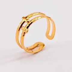 19V69 ITALIA - Anillo Italia Dorado Mujer - Dorado