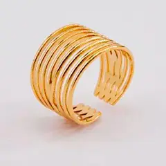 19V69 ITALIA - Anillo Italia Dorado Mujer - Dorado