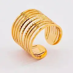 19V69 ITALIA - Anillo Italia Dorado Mujer - Dorado
