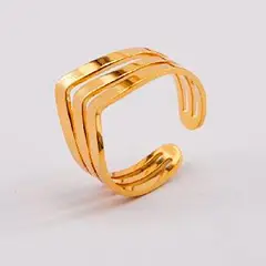 19V69 ITALIA - Anillo Italia Dorado Mujer - Dorado