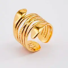 19V69 ITALIA - Anillo Italia Dorado Mujer