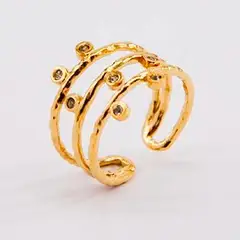 19V69 ITALIA - Anillo Italia Dorado Mujer - Dorado