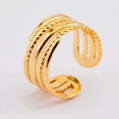 19V69 ITALIA - Anillo Italia Dorado Mujer - Dorado