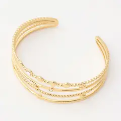 19V69 ITALIA - Brazalete Italia Dorado Mujer - Dorado