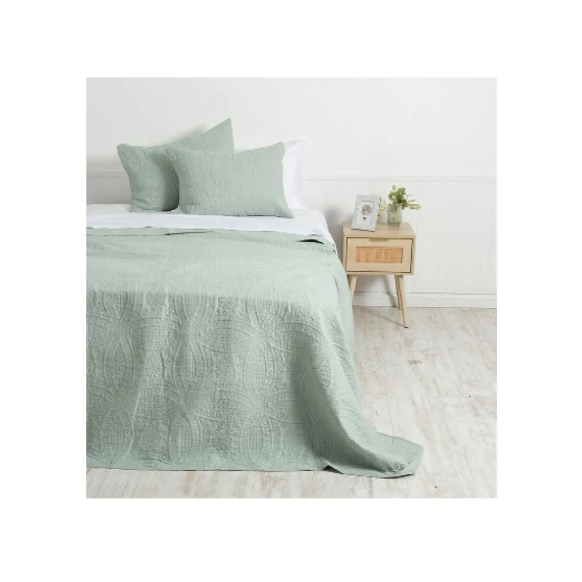 MASHINI - Quilt Mashini Super King Portugal Verde