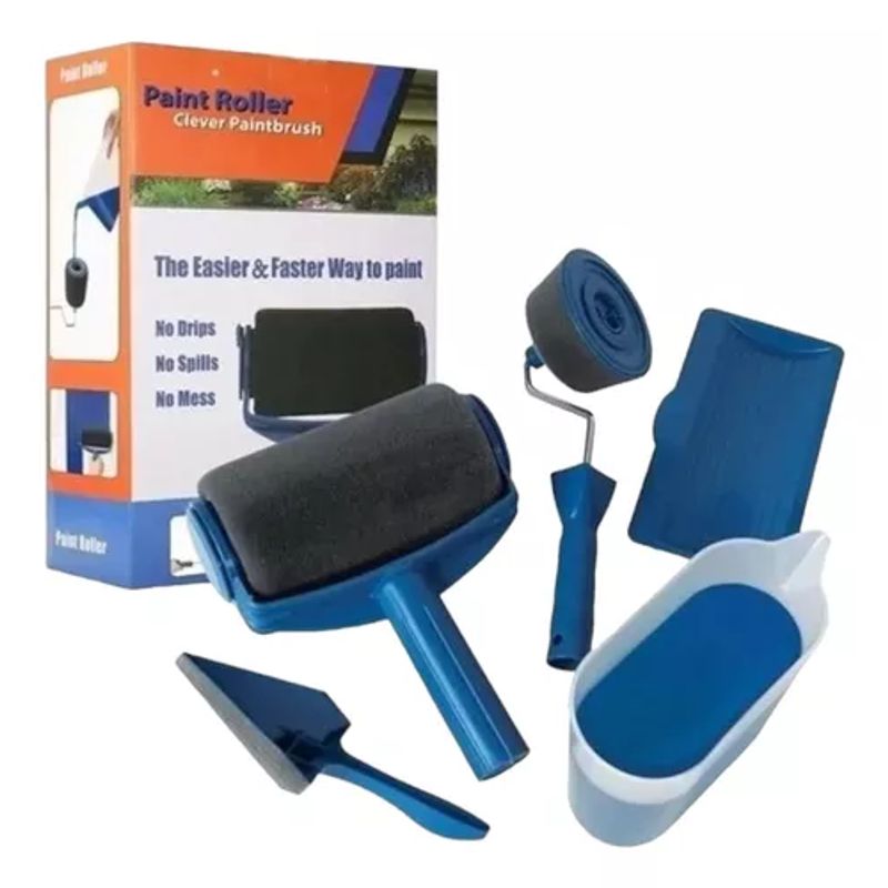 1724 - Rodillo Para Pintar Kit Completo Facil Y Comodo De Usar