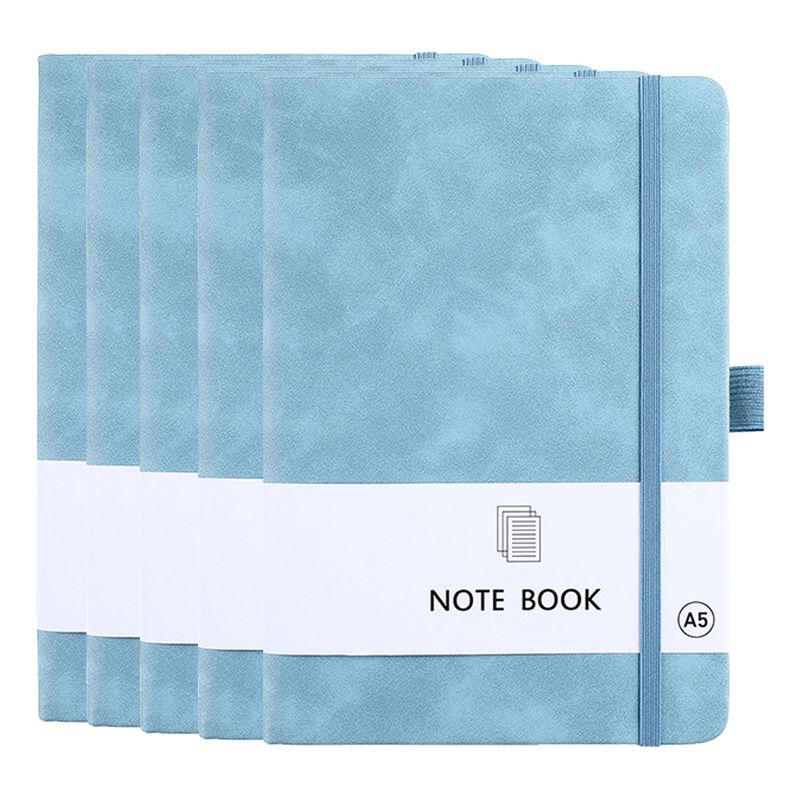 GENERICO - Paquete De 5 Cuaderno 200 Hojas Cuadernos Universitarios A5