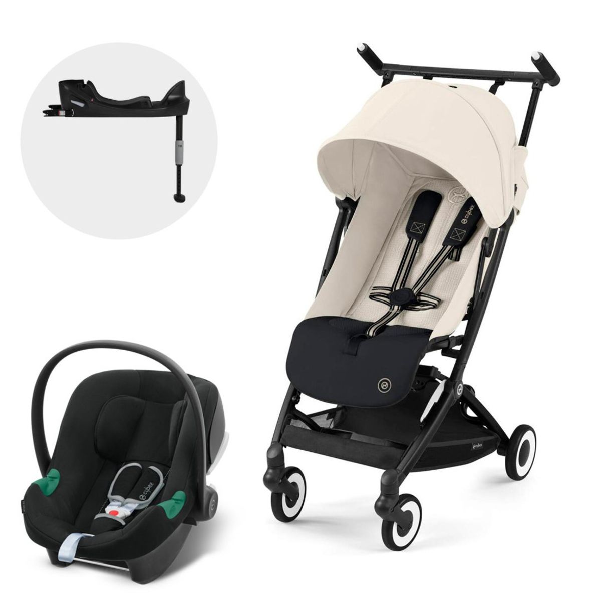 CYBEX - Coche Travel System Libelle CW + Aton B2 + Base CYBEX