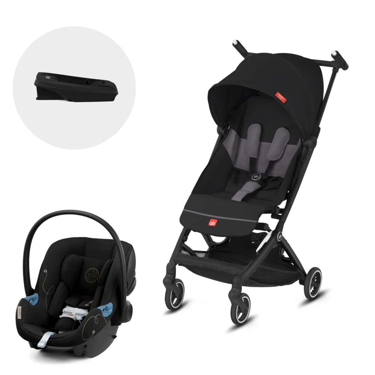 GB - Coche Travel System Pockit Plus AC + Aton G + Base GB