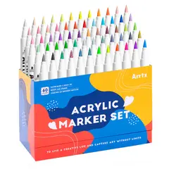 ARRTX - Marcadores Acrílicos de 60 Colores 60A