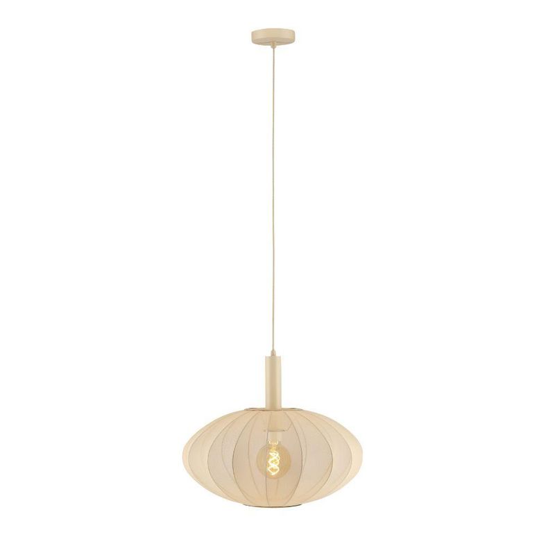 BOSCO - LAMPARA COLGANTE CORINA BEIGE Ø50-1xE27 - Beige