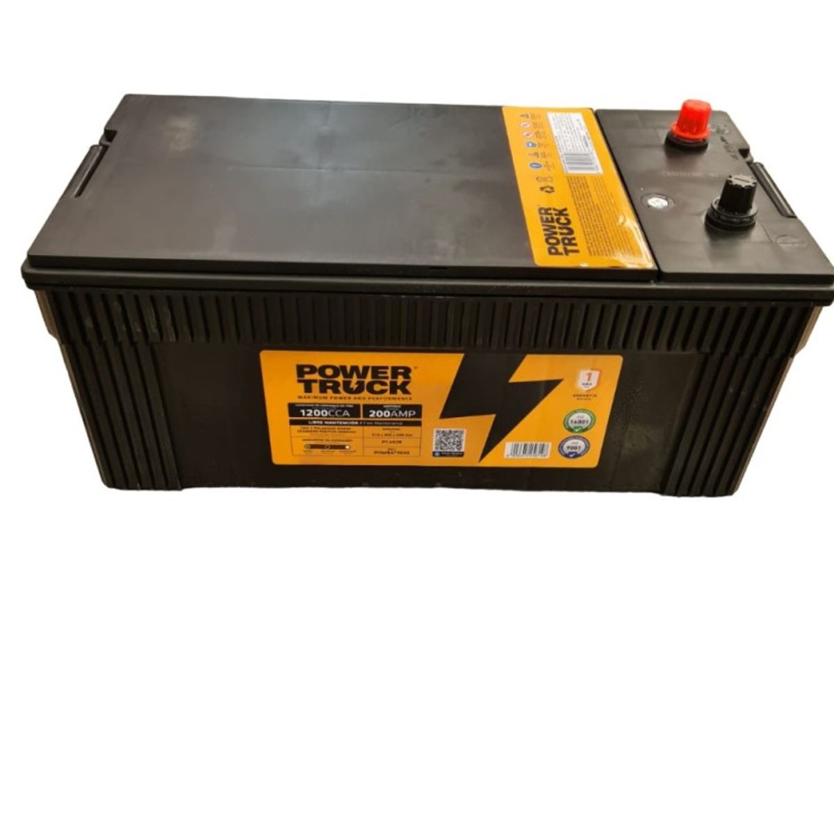 POWER TRUCK - BATERIA 200 AMP 1200 CCA BORNE ESTANDAR
