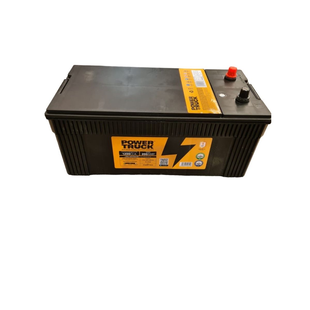 POWER TRUCK - BATERIA 200 AMP 1200 CCA BORNE ESTANDAR