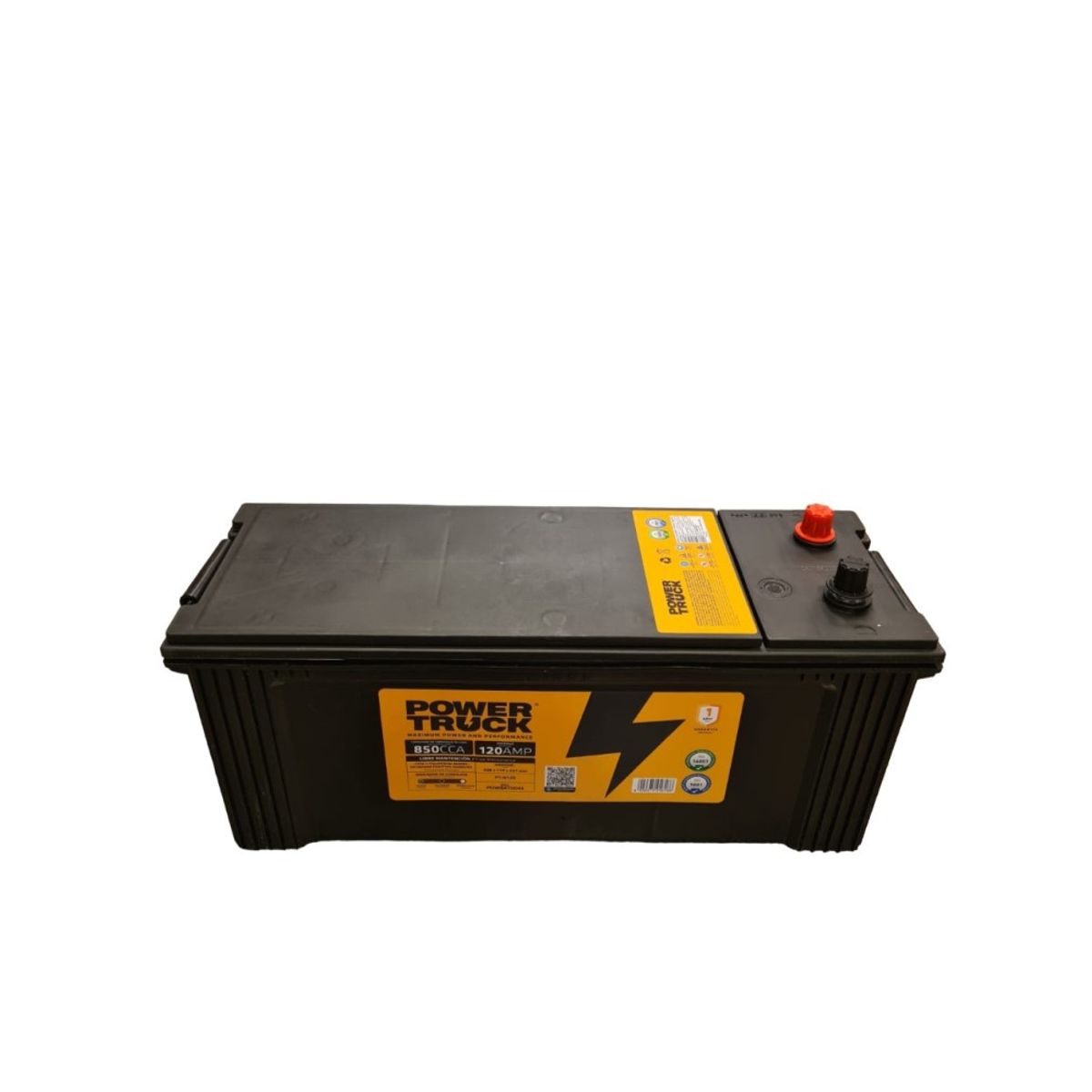 POWER TRUCK - BATERIA 120 AMP 850 CCA BORNE ESTANDAR