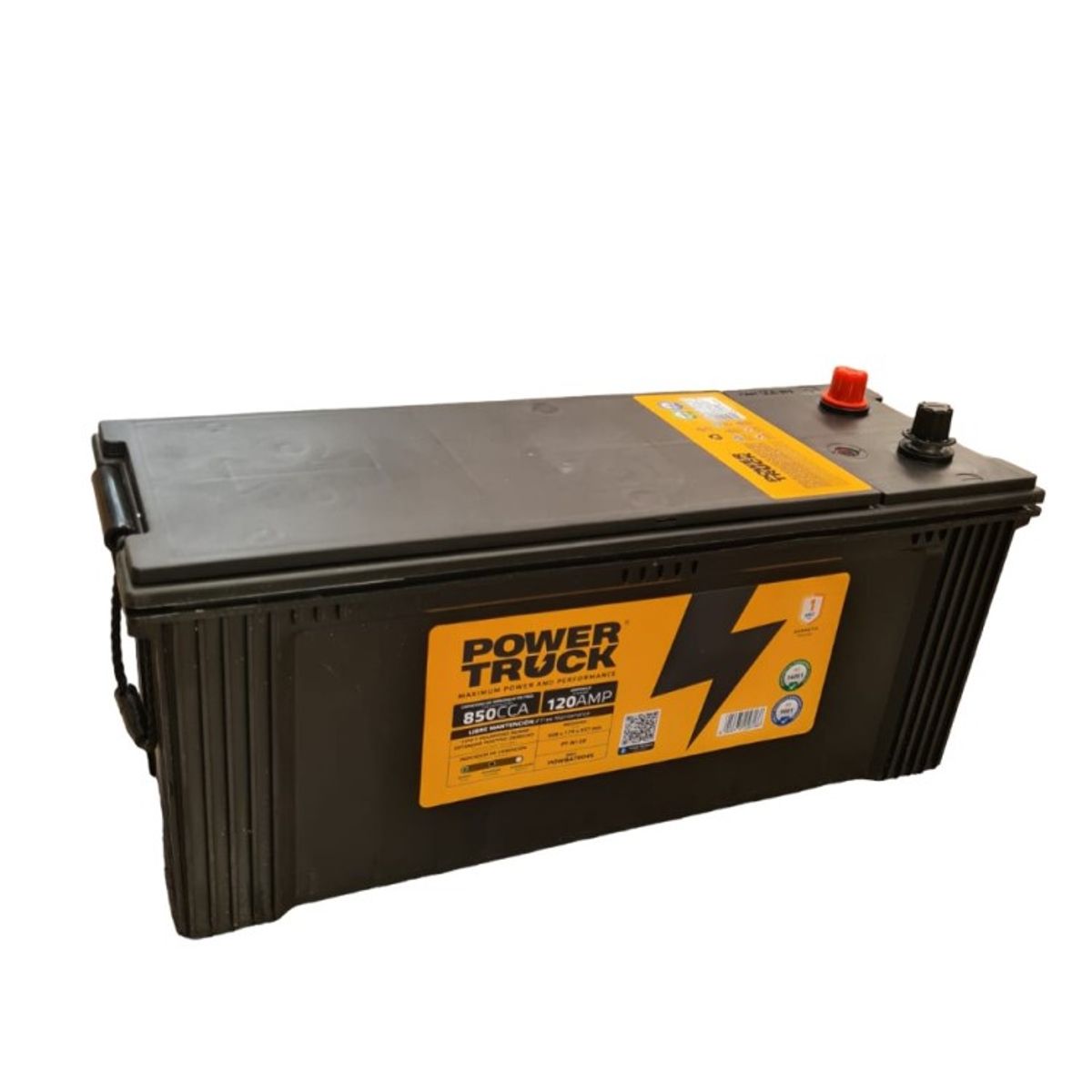 POWER TRUCK - BATERIA 120 AMP 850 CCA BORNE ESTANDAR