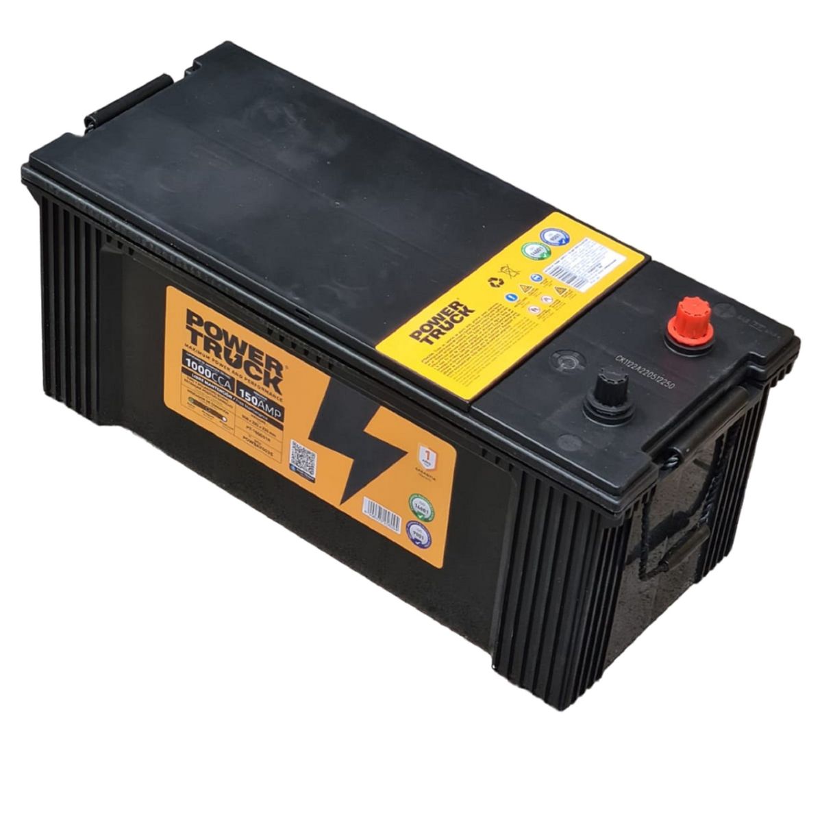 POWER TRUCK - BATERIA 150 AMP 1000 CCA BORNE ESTANDAR