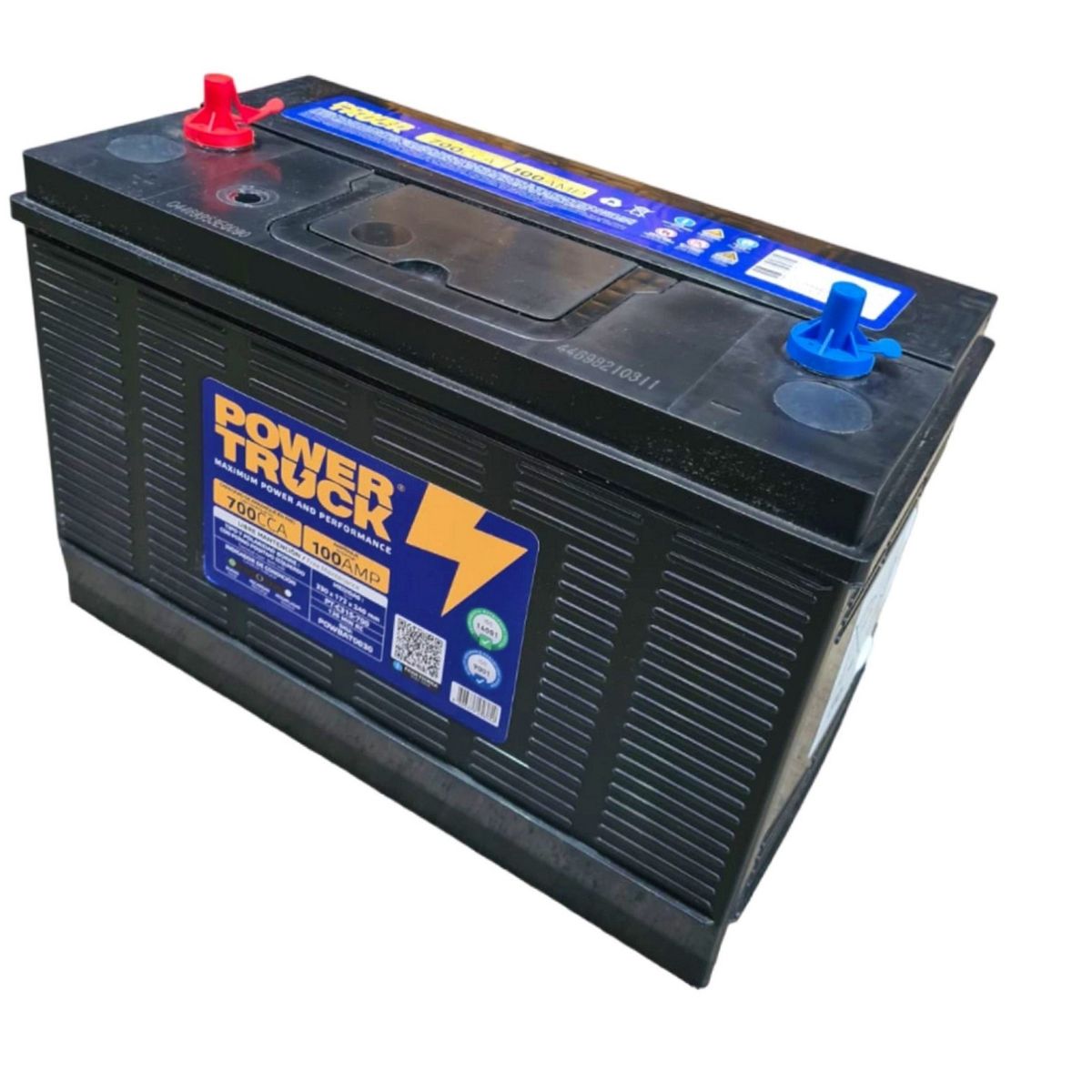 POWER TRUCK - BATERIA 100 AMP 700 CCA BORNE CON PERNO