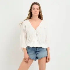 O'NEILL - BLUSA MANGA CORTA SABANNA BLANCO