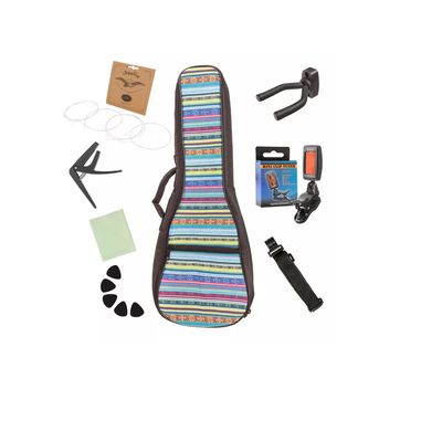 Imagen 2 del producto Ukelele Soprano Ukulele Acustico Epic 21 Funda + Accesorios